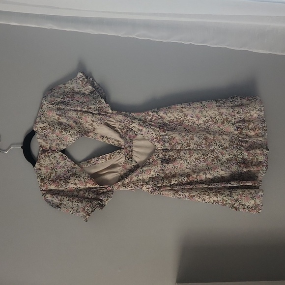 ⭕️ PRICE FIRM Storia Noemie Floral Open Back Cottagecore Dress Size Small - Picture 6 of 6